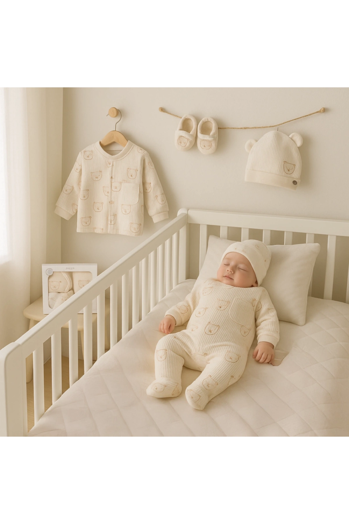 Hastane Çıkış Seti Yenidoğan Bebek İçin Tam Set