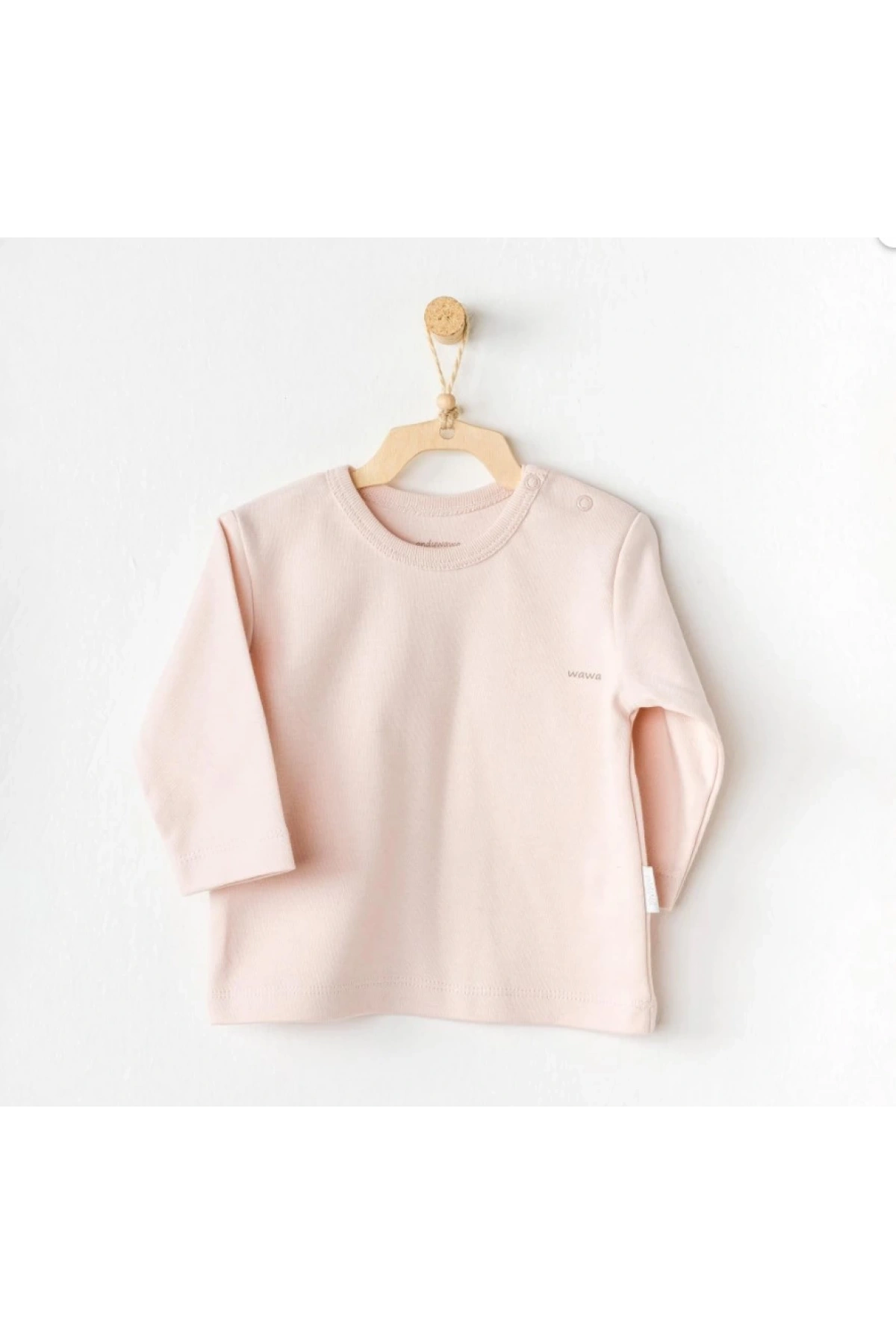 Unisex Basic Bebek Tişört Pamuk Şık Bebek Tişört