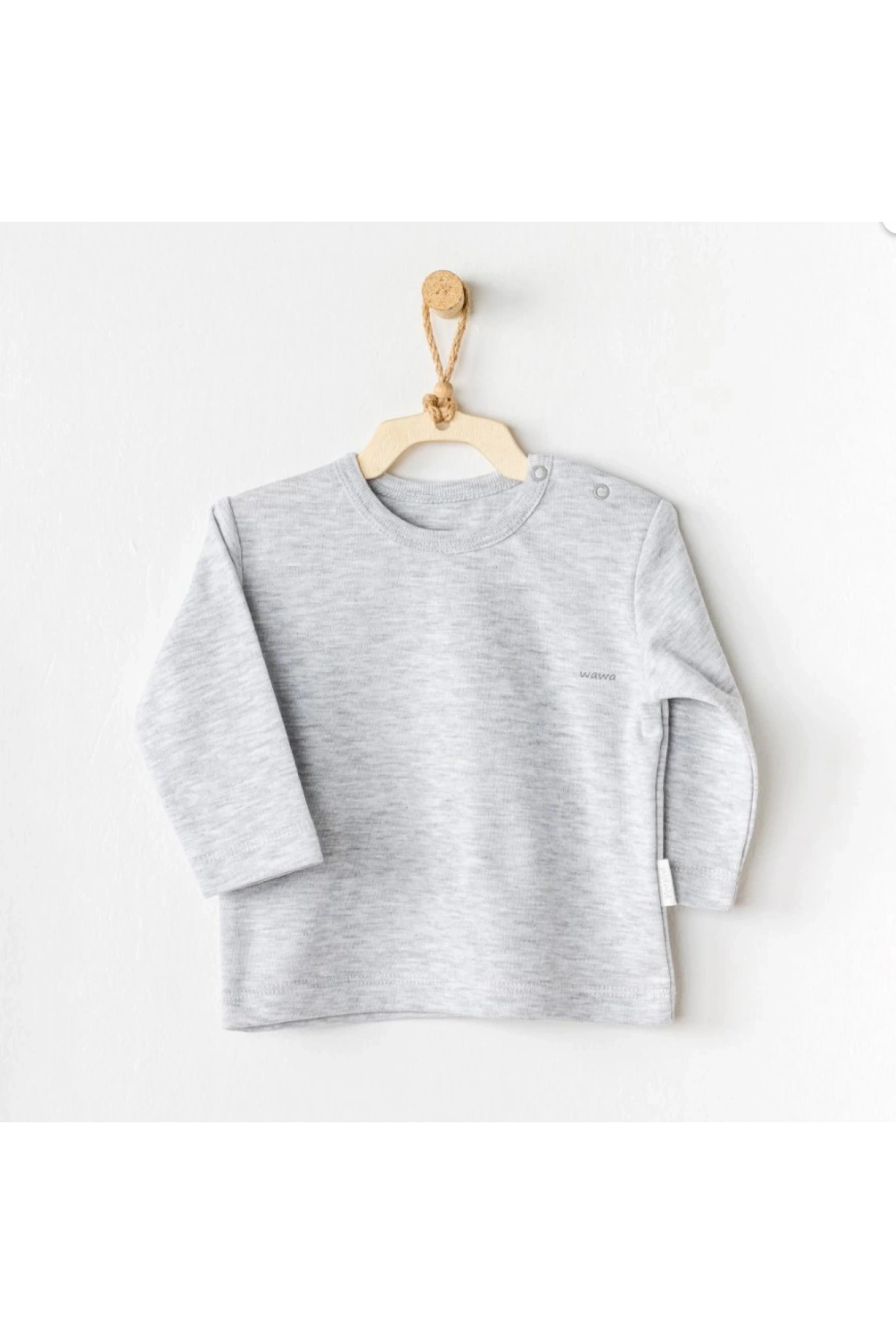 Unisex Basic Bebek Tişört  Günlük Kullanım İçin Rahat Bebek Tişört