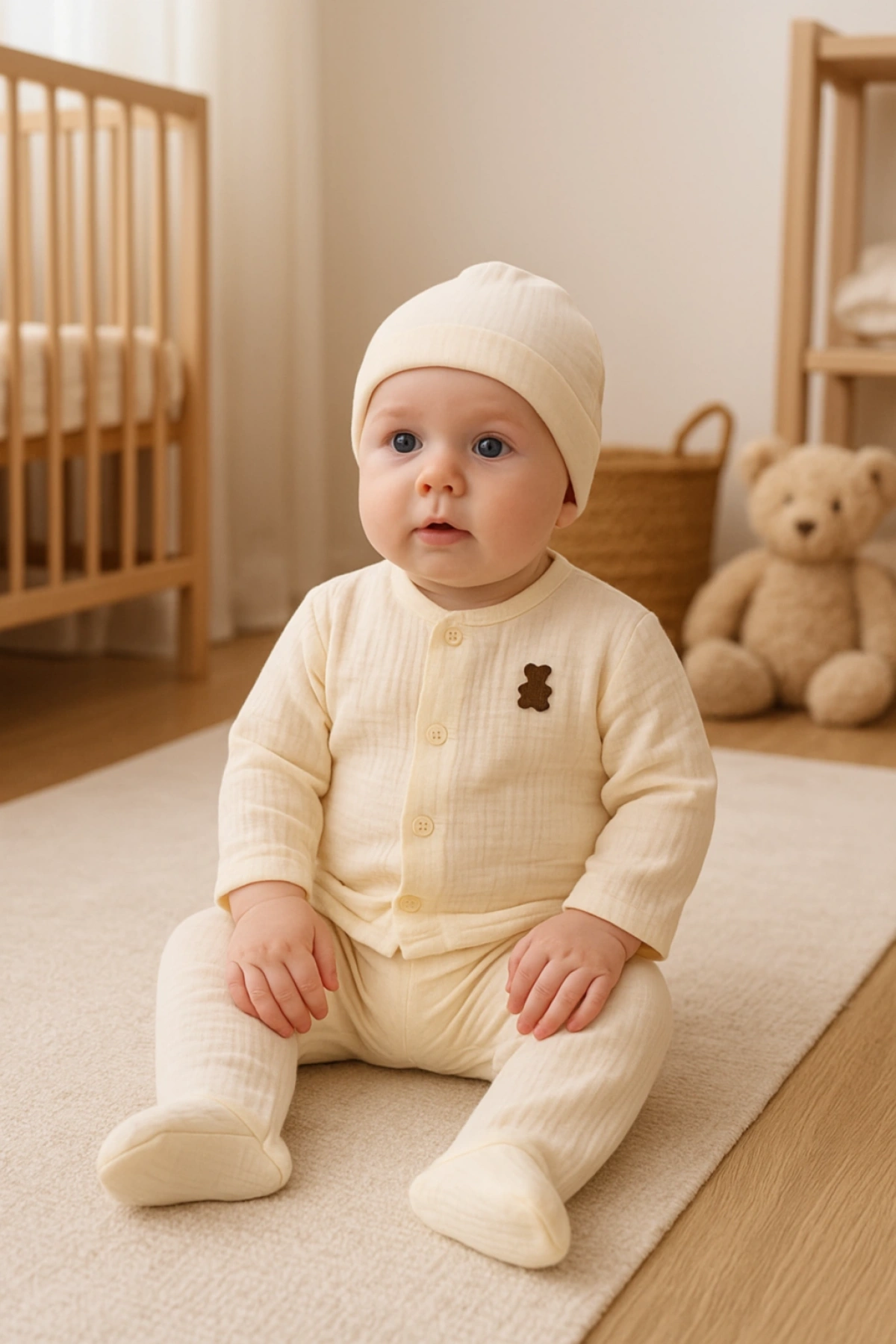 Unisex Bebek 2li Takım  Konforlu ve Şık Bebek Giyim