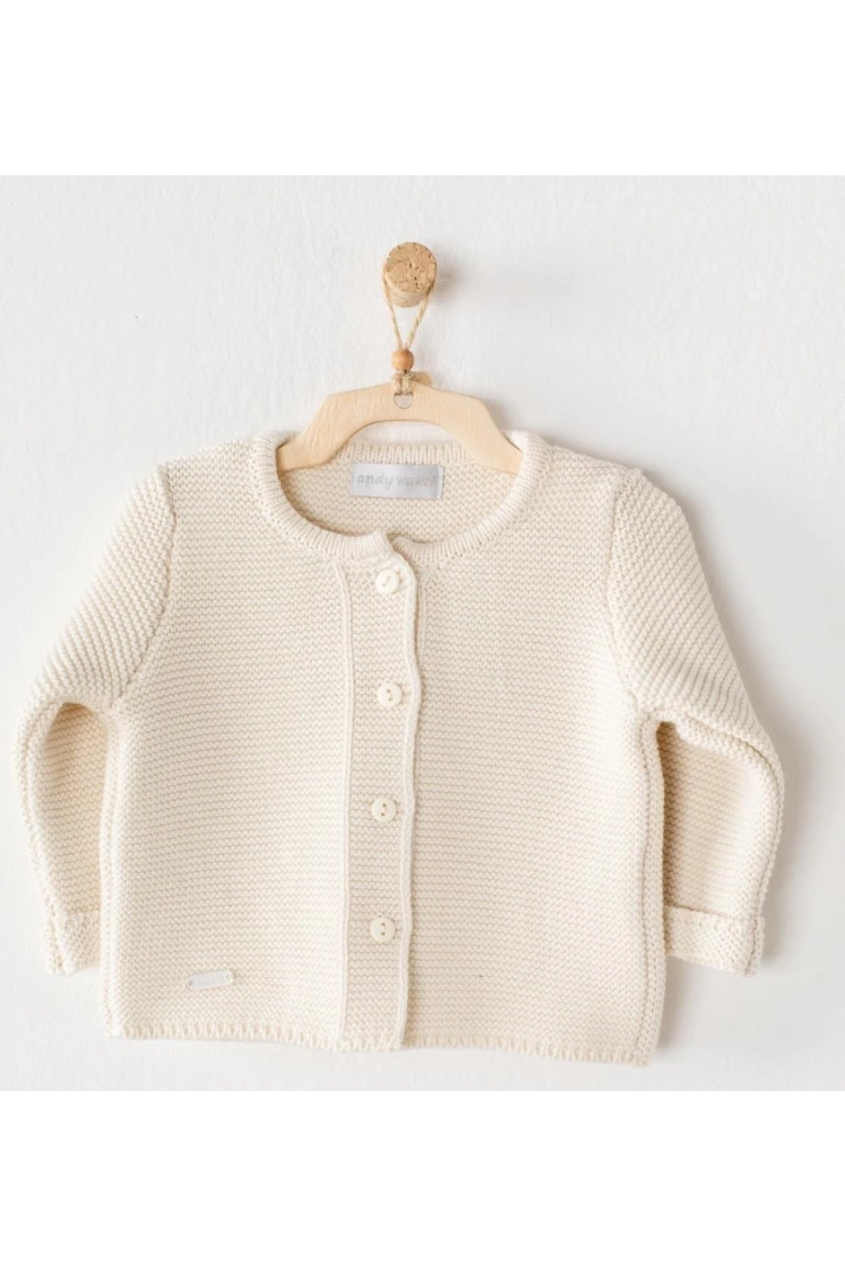 Unisex Örgü Ceket Basic  Günlük Kullanıma Uygun Bebek Ceketi