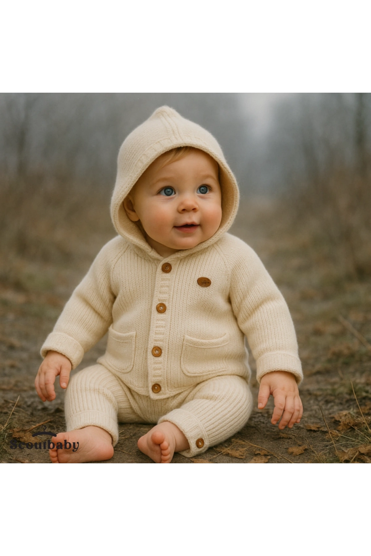 Unisex Triko Bebek 2li Takım  Rahat ve Sıcak Bebek Giyim Seti