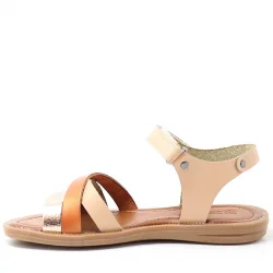 Artico Alexia Hakiki Deri Vaketa Taba Kız Çocuk Sandalet