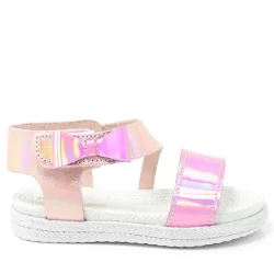 Artico Elenis Hakiki Deri Pembe Kız Bebek Sandalet