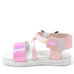 Artico Elenis Hakiki Deri Pembe Kız Bebek Sandalet