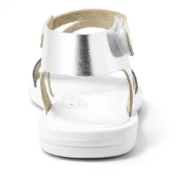 Artico Etoile Hakiki Deri Vaketa Gümüş Gri Kız Çocuk Sandalet