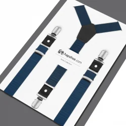 Ayarlanabilir Klipsli Lacivert Çocuk Kemer Pantolon Askısı