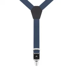 Ayarlanabilir Klipsli Lacivert Çocuk Kemer Pantolon Askısı