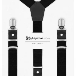 Ayarlanabilir Klipsli Siyah Çocuk Kemer Pantolon Askısı