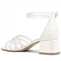 Belle Sedef Kalın Topuklu Kız Çocuk Abiye Ayakkabı