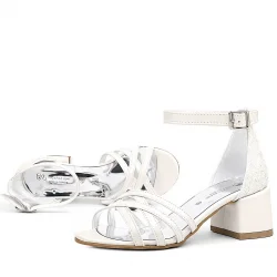 Belle Sedef Kalın Topuklu Kız Çocuk Abiye Ayakkabı