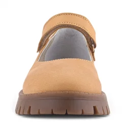 Doğal Gerçek Deri Vizon Kız Çocuk Babet Ayakkabı