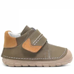 Hakiki Deri Haki Cırtlı Mevsimlik Erkek Bebek Ayakkabı