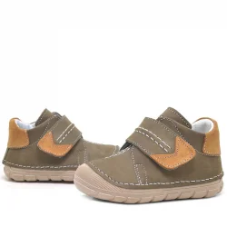 Hakiki Deri Haki Cırtlı Mevsimlik Erkek Bebek Ayakkabı