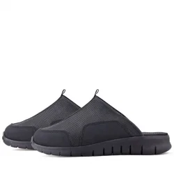 Heep Medikal Hakiki Deri Siyah Comfort Spor Terlik