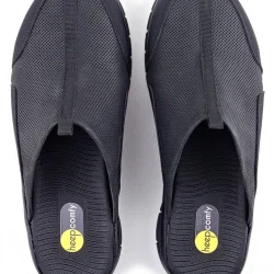 Heep Medikal Hakiki Deri Siyah Comfort Spor Terlik