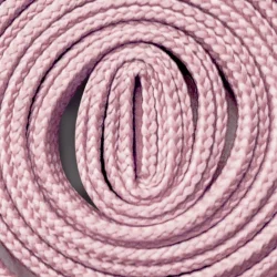 Pudra Pembe 1 cm Kalınlığında 1 Çift Yassı Spor Ayakkabı Bağcığı