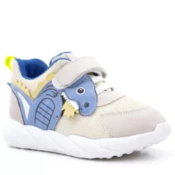 Rakerplus Barefoot Krem Dinazorlu Cırtlı Lastikli Çocuk Spor Ayakkabı