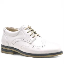 Rakerplus Bej Rugan Bağcıklı Klasik Erkek Çocuk Ayakkabı