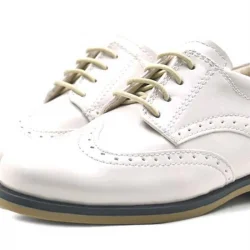 Rakerplus Bej Rugan Bağcıklı Klasik Erkek Çocuk Ayakkabı