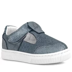 Rakerplus Bheem Hakiki Deri Gümüş Simli Cırtlı Bebek Sneaker Sandalet