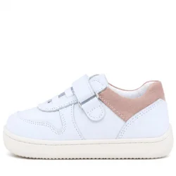 Rakerplus Bob Beyaz Nubuk Pudra Hakiki Deri Bebek Sneaker Ayakkabı