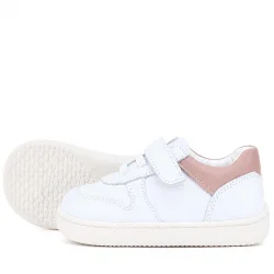 Rakerplus Bob Beyaz Nubuk Pudra Hakiki Deri Bebek Sneaker Ayakkabı