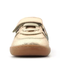 Rakerplus Bob Hakiki Deri Bakır Barefoot Cırtlı Lastikli Bebek Sneaker Ayakkabı