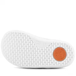 Rakerplus Bob Hakiki Deri Beyaz Barefoot Beyaz Tabanlı Cırtlı Bebek Sneaker Ayakkabı