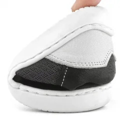 Rakerplus Bob Hakiki Deri Siyah Barefoot Cırtlı Lastikli Bebek Sneaker Ayakkabı