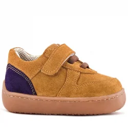 Rakerplus Bob Hakiki Deri Taba Barefoot Cırtlı Lastikli Bebek Sneaker Ayakkabı