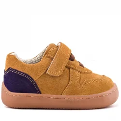 Rakerplus Bob Hakiki Deri Taba Barefoot Cırtlı Lastikli Bebek Sneaker Ayakkabı