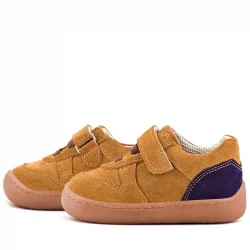 Rakerplus Bob Hakiki Deri Taba Barefoot Cırtlı Lastikli Bebek Sneaker Ayakkabı