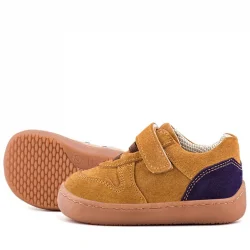 Rakerplus Bob Hakiki Deri Taba Barefoot Cırtlı Lastikli Bebek Sneaker Ayakkabı