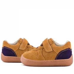 Rakerplus Bob Hakiki Deri Taba Barefoot Cırtlı Lastikli Bebek Sneaker Ayakkabı