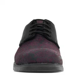 Rakerplus Bordo Siyah Bağcıklı Takım Elbise Klasik Çocuk Ayakkabı