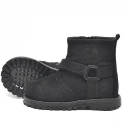 Rakerplus Chiron Hakiki Deri Fermuarlı Kışlık Bebek Bot