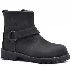 Rakerplus Chiron Hakiki Deri Fermuarlı Kışlık Çocuk Bot