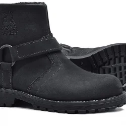 Rakerplus Chiron Hakiki Deri Fermuarlı Kışlık Çocuk Bot