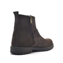 Rakerplus Chiron Hakiki Deri Fermuarlı Kışlık Çocuk Botu