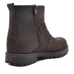 Rakerplus Chiron Hakiki Deri Fermuarlı Kışlık Çocuk Botu