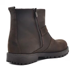 Rakerplus Chiron Hakiki Deri Fermuarlı Kışlık Çocuk Botu