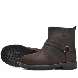 Rakerplus Chiron Hakiki Deri Fermuarlı Kışlık Çocuk Botu