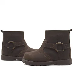 Rakerplus Chiron Hakiki Deri Fermuarlı Kışlık Çocuk Botu