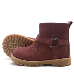 Rakerplus Chiron Hakiki Deri Fermuarlı Kürklü Unisex Bebek Bot