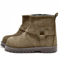 Rakerplus Chiron Hakiki Deri Kum Rengi Fermuarlı Bebek Çizme