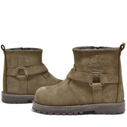 Rakerplus Chiron Hakiki Deri Kum Rengi Fermuarlı Bebek Çizme