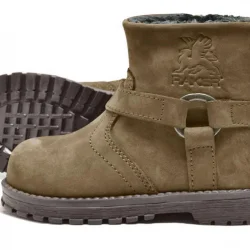 Rakerplus Chiron Hakiki Deri Kum Rengi Fermuarlı Bebek Çizme