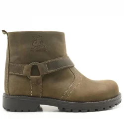 Rakerplus Chiron Hakiki Deri Kum Rengi Fermuarlı Çocuk Çizme