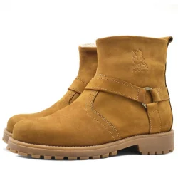 Rakerplus Chiron Hakiki Deri Sarı Fermuarlı Kışlık Bot